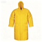 Outdoor Wear Polyester/PVC Waterproof Coat with Hood for Workwear Coat