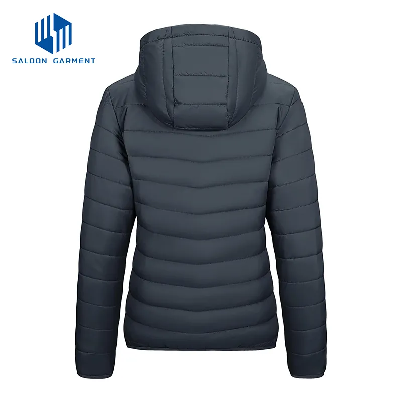 Winter Warm Coat Packable Hiking Camping Quilted Water Resistant Down Puffer Jacket