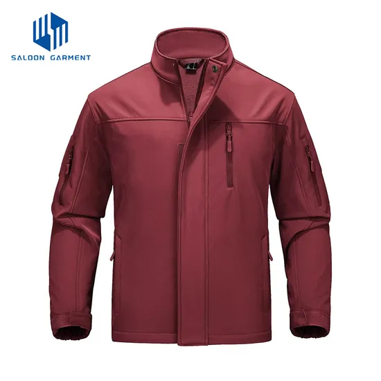 Men Winter Outdoor Sport Windproof Fleece Tactical Softshell Jacket