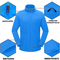 Men's Waterproof Warm Winter Windproof Snowboarding Puffer Coat 3-in-1 Ski Jacket