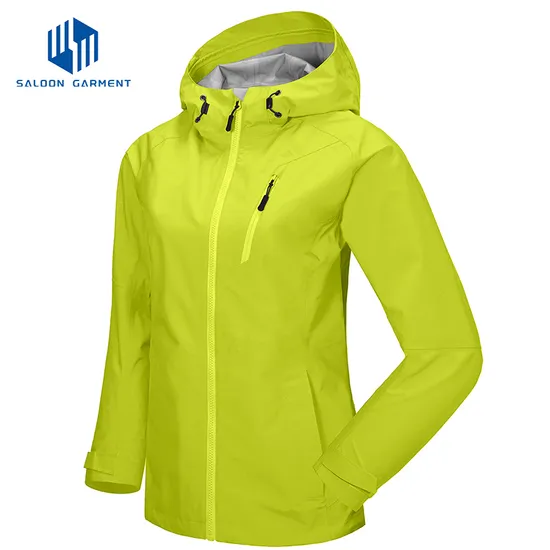 2.5 Layer Fabric OEM Outdoor Training Coat Waterproof Breathable Windbreaker Jacket