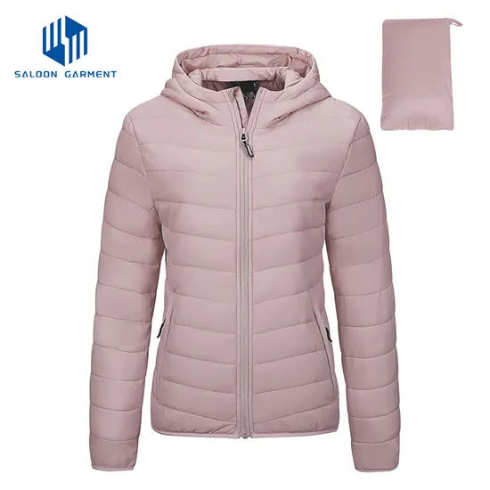 Women's Winter Coat Screen Print Puffer Down Jacket for Hiking Travel Snow