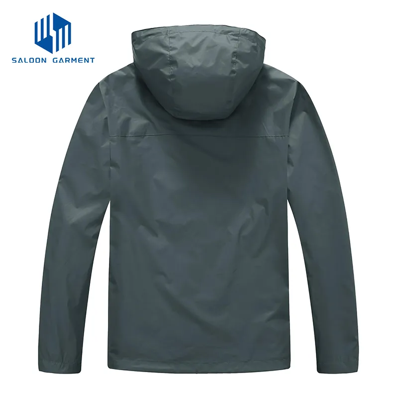 Men's Waterproof Breathable Raincoat Softshell Windbreaker Rain Jacket