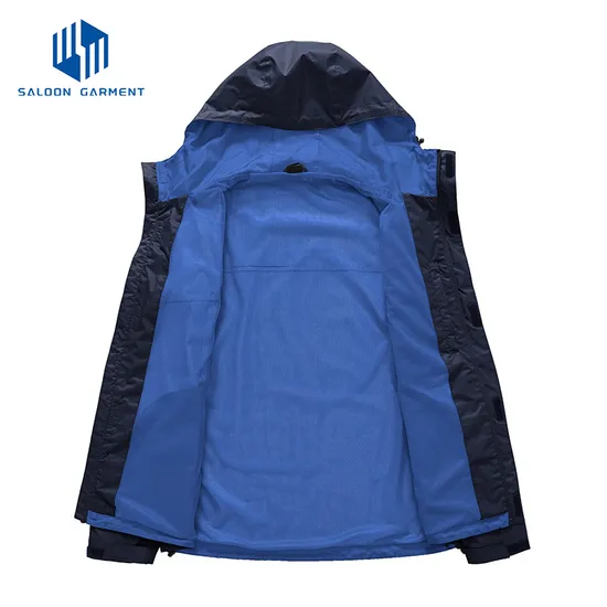 Mens Lightweight Windbreaker Waterproof Hooded Hiking Coat Raincoat Rain Jacket