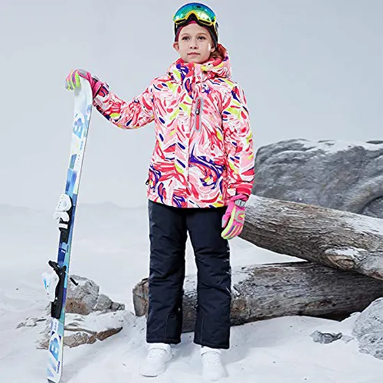Girl's Outwear Snowboarding Jacket Pants Windproof Snowsuit Ski Suit