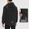 Men Waterproof Breathable Raincoat Hooded Lightweight Reflective Rain Jacket