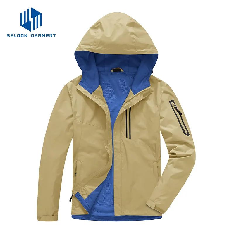 Men's Lightweight Windbreaker Waterproof Outdoor Raincoat Hiking Rain Jacket