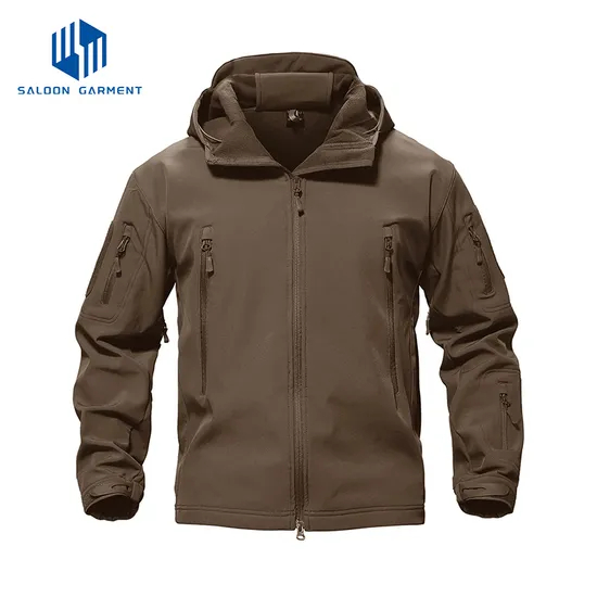 Men's Fleece Winter Windproof Warm Hunting Coat Tactical Softshell Jackets