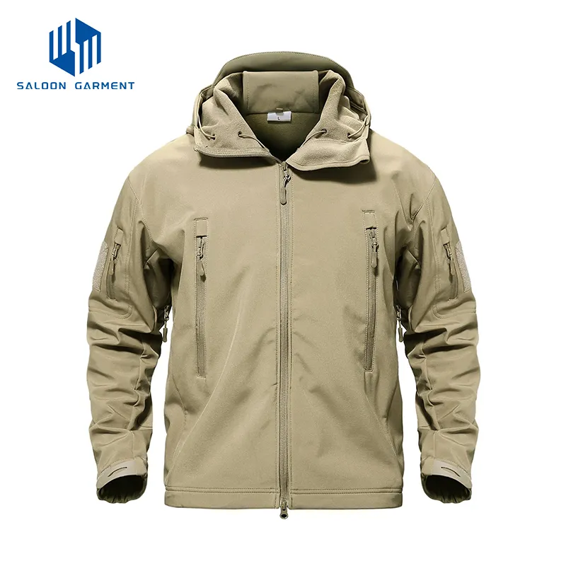 Men's Winter Outdoor Insulated Waterproof Tactical Softshell Jackets