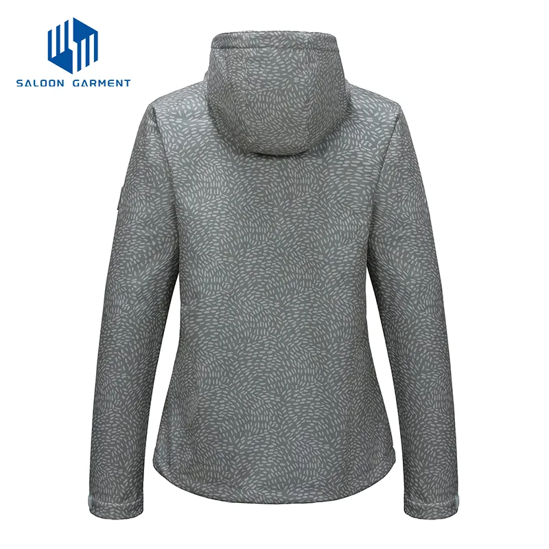 Women's Outdoor Waterproof Breathable Stretch Fabric Lightweight Rain Tactical Softshell Jacket