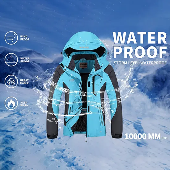 Women's Outdoor Clothing Winter Windproof Sport Waterproof Ski Jacket