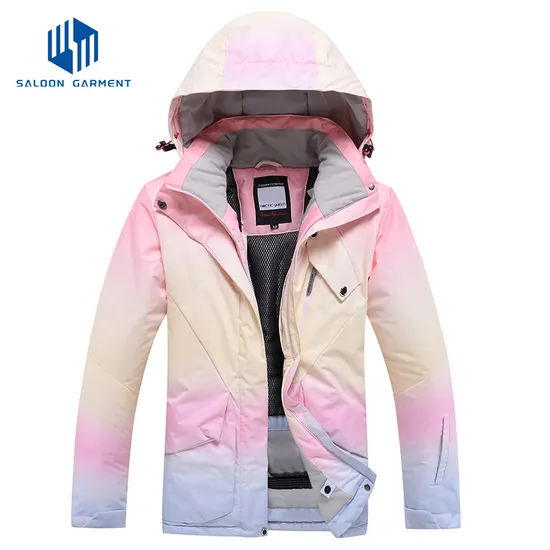 Women's OEM Custom Waterproof Snow Wear Winter Ski Jacket