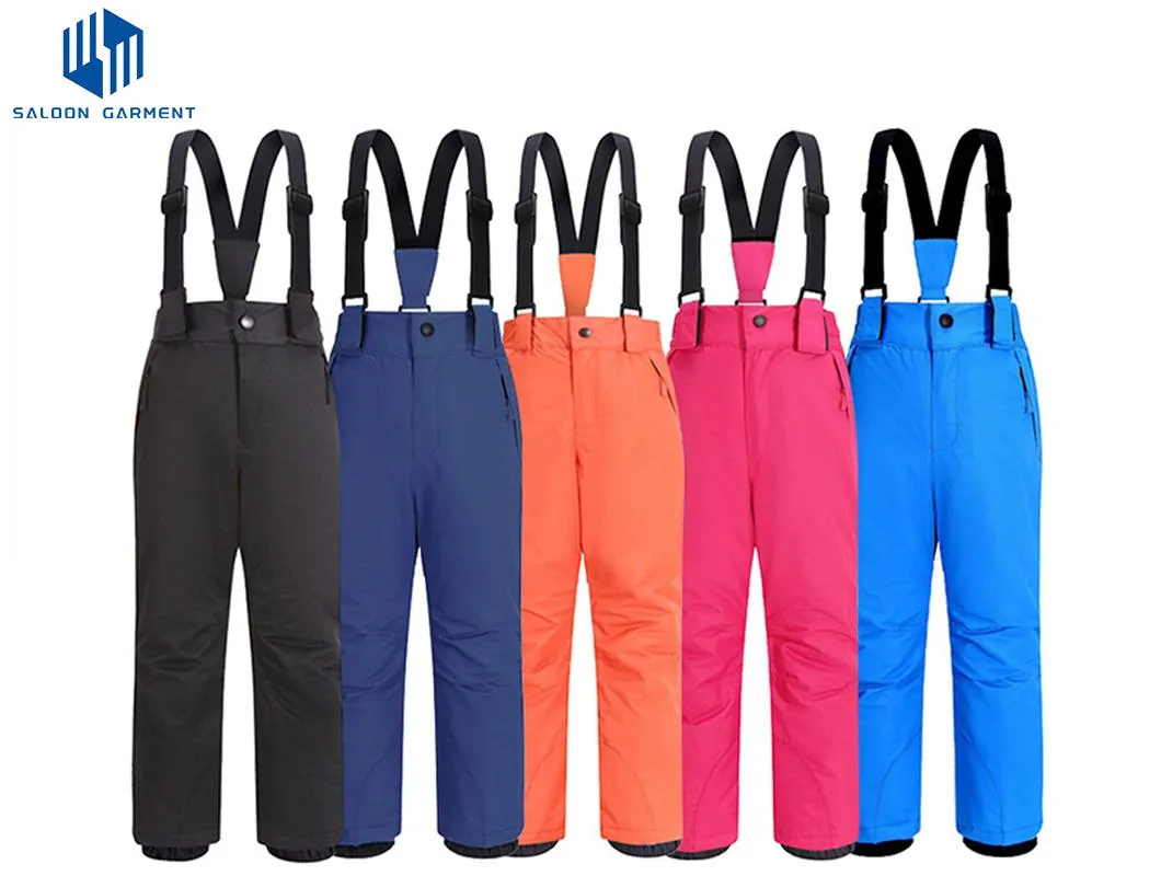 Wholesale Logo Printed Women's Outdoor Snowboard Warm Windproof Waterproof Snow Ski Pants