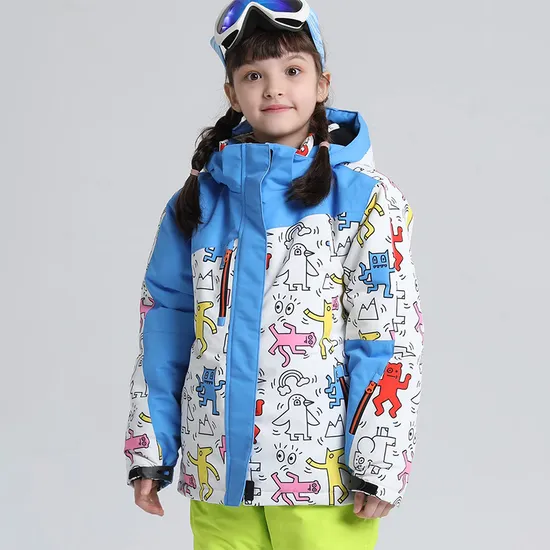 Children's Winter Warm Coat Waterproof Girl's Outdoor Windbreaker Snowboarding Ski Jackets