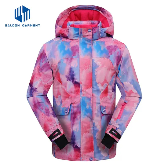 Wholesale Girls Winter Snow Coats Warm Waterproof Snowboard Ski Jacket