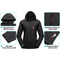 Wholesale Custom Logo Waterproof Zipper Softshell Polyester Coats Windbreaker Jacket