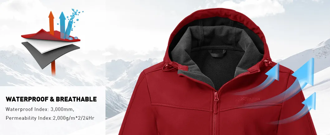 Logo Custom Fleece Windbreaker Waterproof Outdoor Hiking Sports Softshell Tactical Jacket
