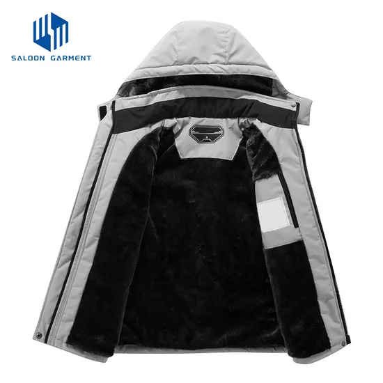 Men's Warm Winter Waterproof Windbreaker Hooded Raincoat Snowboarding Ski Jacket