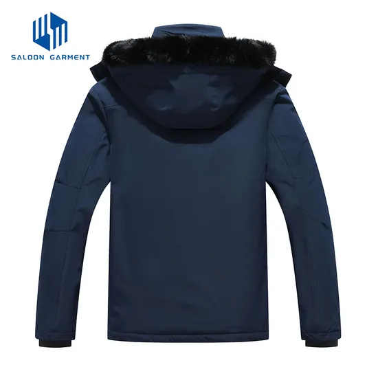Men's Waterproof Warm Winter Snow Coat Mountain Windbreaker Hooded Raincoat Ski Jacket