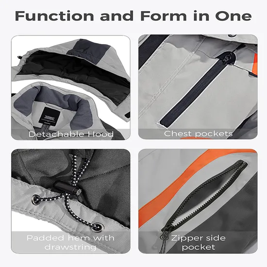 Men's Outerwear Mountain Waterproof Winter Windproof Snow Ski Jacket