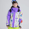Kids Girls Waterproof Fleece Raincoat Winter Coat Warm Hooded Ski Snow Jacket