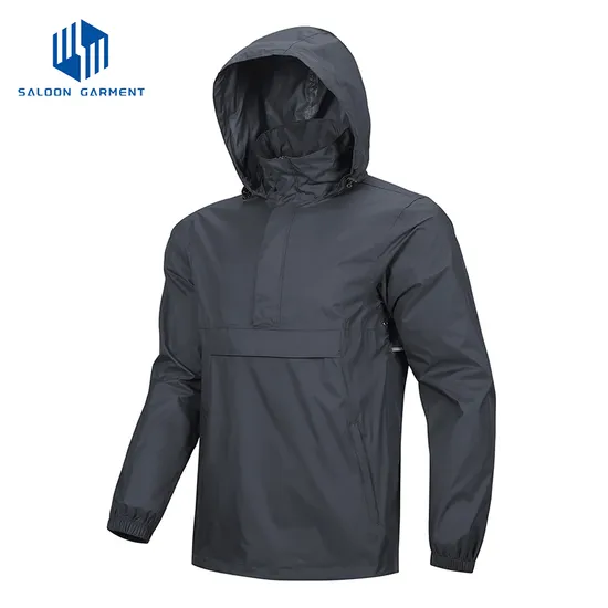 Men's Lightweight Cycling Windbreaker Waterproof Packable Raincoat Rain Jacket for Golf