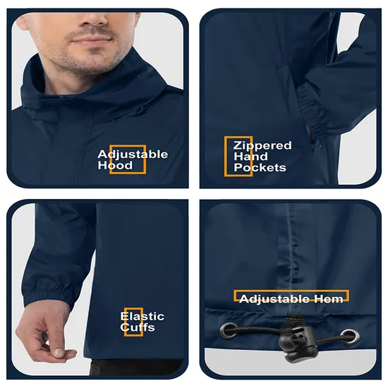 Rainproof Mackintosh Rain Jacket Poncho Raincoat for Hiking