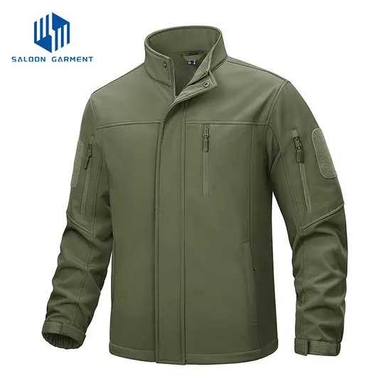 Water Resistant Windbreaker Tactical Softshell Jackets for Men