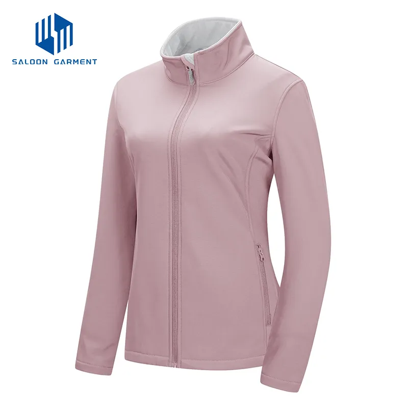 Custom Women Sports Outdoor Camping Coats Waterproof Workwear Softshell Jackets