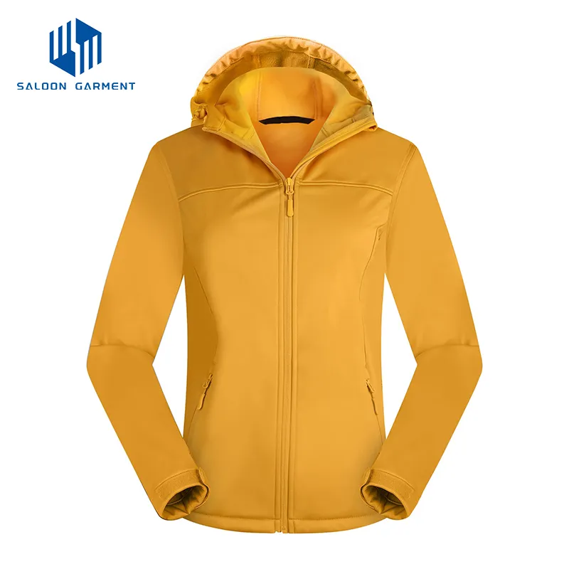 Outdoor Waterproof Coat Fleece Lined Tactical Softshell Jacket for Women