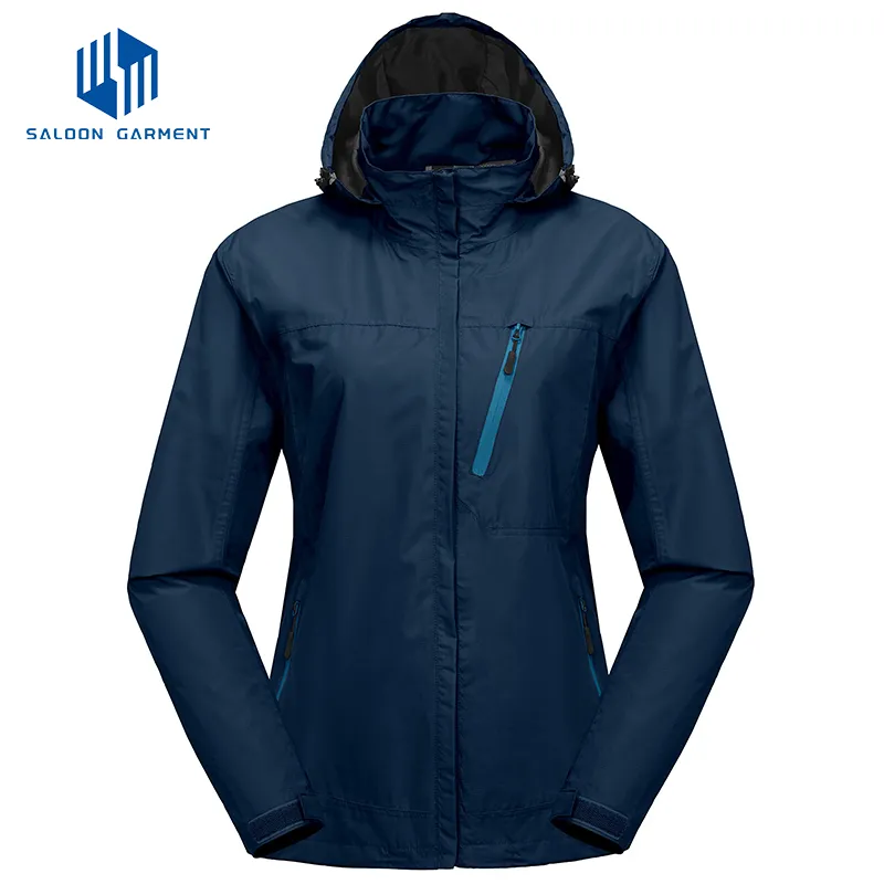 Custom Wholesale Outdoor Lightweight Water Repellent Womens Windbreaker Jackets