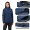 Wholesale Women's Custom Embroidery Logo Waterproof Polyester Coats Windbreaker Softshell Jackets