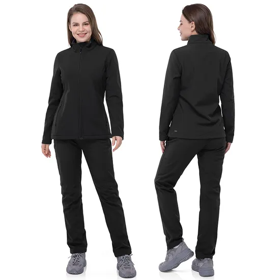 Outdoor Hiking Waterproof Casual Fleece Adventure Training Softshell Jacket for Women