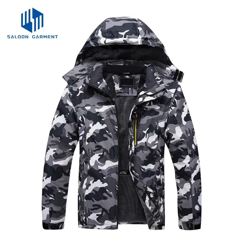 Custom Mens Winter Coat Outdoor Clothing Waterproof Ski Jacket