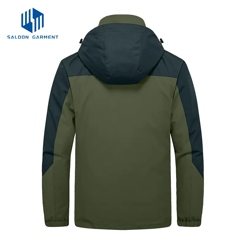 Men's Mountain Waterproof Windproof Rain Winter Warm Hooded Coat 3-in-1 Ski Jacket