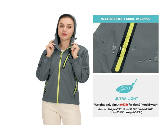 2.5 Layer Wholesale Custom Polyester Outdoor Sports Windbreaker Waterproof Jacket