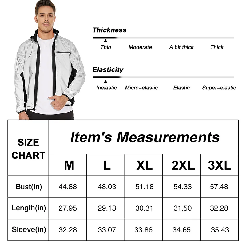 Men Waterproof PVC Street Raincoat Rainwear Waterproof Rain Jacket Suit