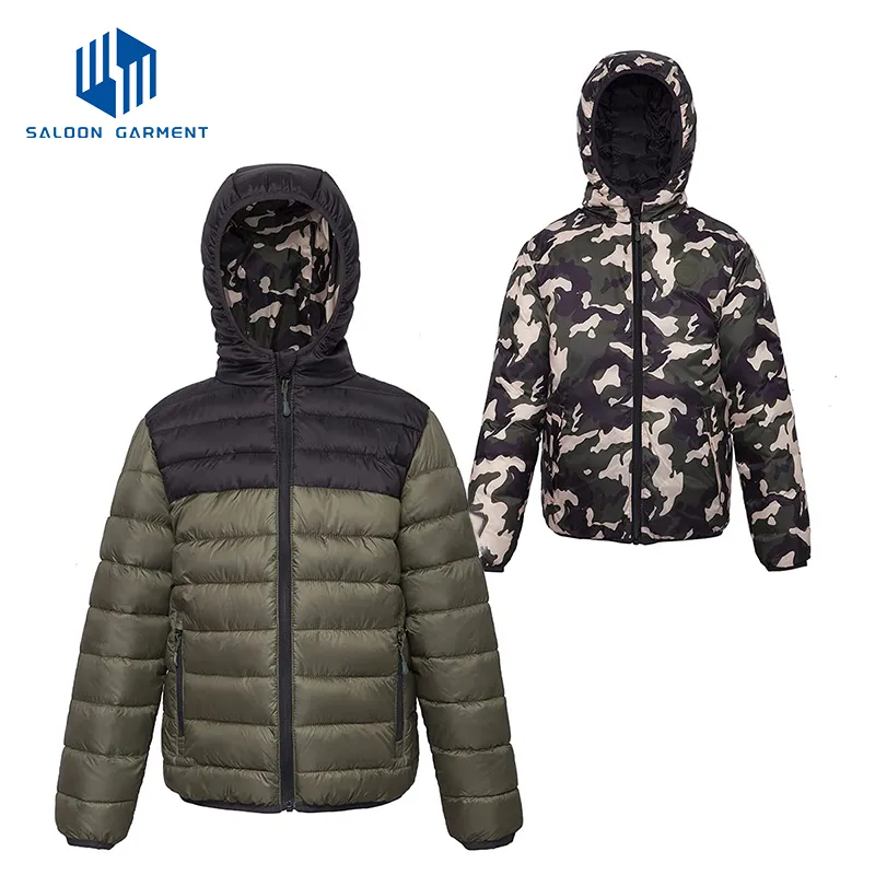 Wholesale Children Winter New Thickened Hooded Casual Fashion Quilted Jacket