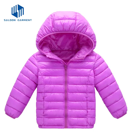 Custom Kids Clothes Winter Quilt Jacket Kids Padding Jacket