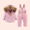 Boys and Girls Winter Warm Windbreaker Jacket Kids' Clothing Sets