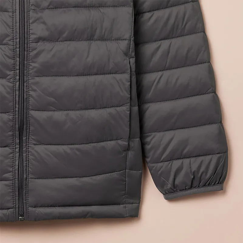 New Best Men's Winter Warm 100% Polyester Full Sleeves Plus Size Warm Quilted Jacket