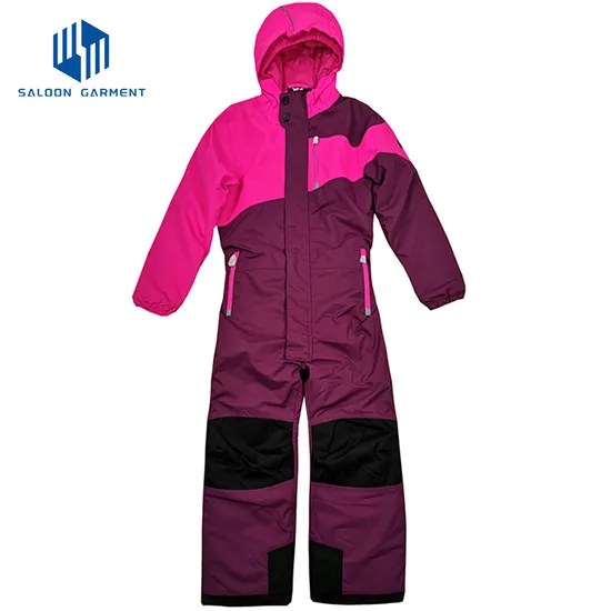 Customized Warm Ski Clothes Waterproof Snow One Piece Overall Snowboard Suit Snowsuits