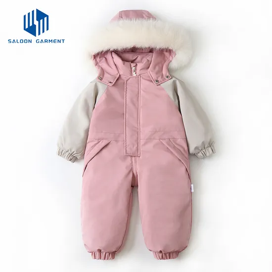 One-Piece Ski Suit Snowsuit Jumpsuit for Children Custom Sportswear Children Winter Clothes