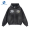 High Quality Custom Embroidery Logo Outwear Solid Pattern Pullover Woven Hoodie