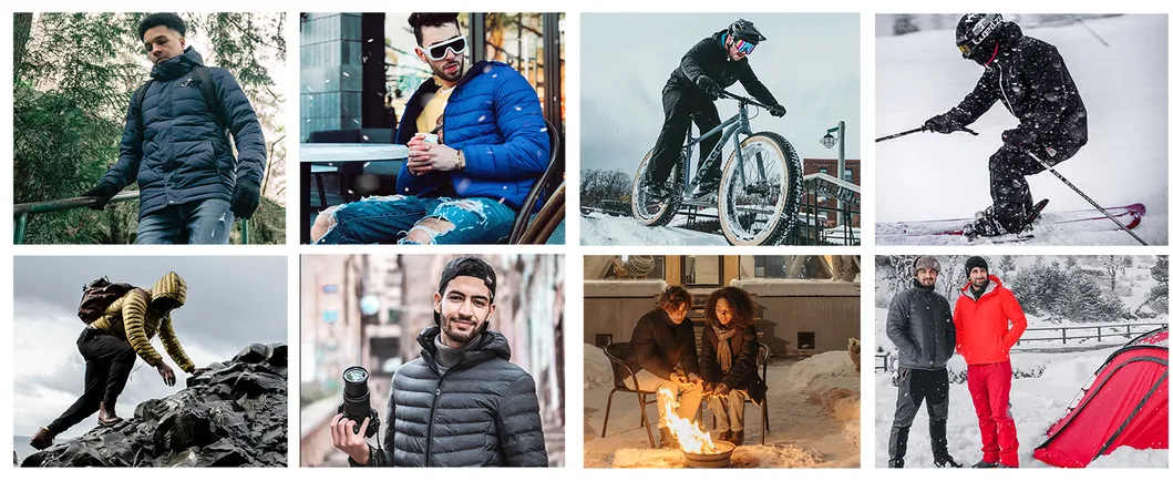 OEM Customized Design Winter Padded Coat Men's Warm Quilted Jacket