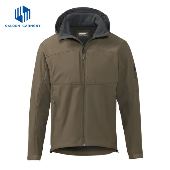 Custom Men Lightweight Waterproof Breathable Fishing Rain Jacket Softshell Outdoor Jacket