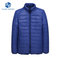 Autumn Winter Men Clothing Solid Color Outerwear Stand Collar Coat Warm Quilted Jacket