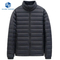 Custom High Quality Plain Color Men's Plus Size Winter Padded Coat Quilted Jacket