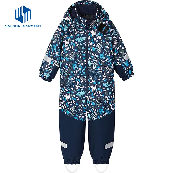 Kids Waterproof Winter Snowsuit - Warm One-Piece Ski Outfit