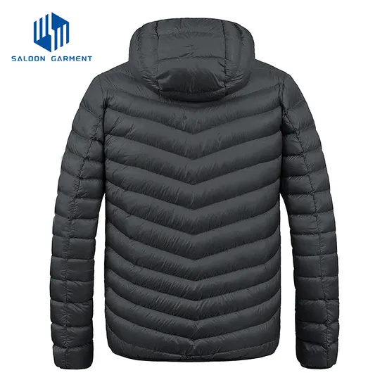 Wholesale Custom Logo Mens Winter Waterproof Quilted Padded Jacket